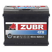 Аккумулятор Zubr EFB (63 Ah) ZU630F